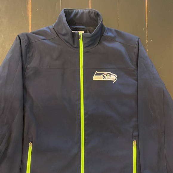 Seattle Seahawks Like New Zip up coat - Picture 2 of 6